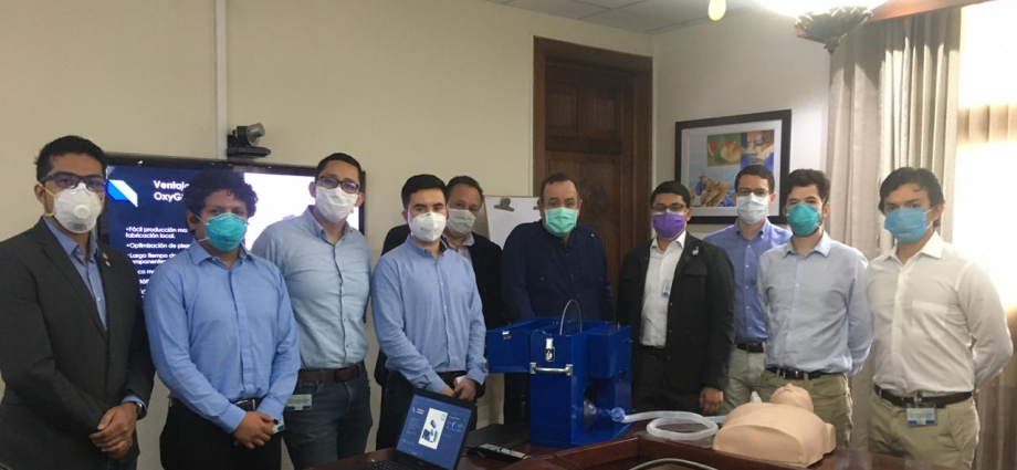 COPRESAM y UVG presentan ventilador artificial que apoyará la crisis de COVID-19 del país