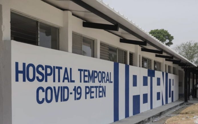 Atención a pacientes con Coronavirus inicia en Hospital temporal de Petén