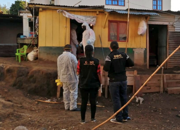 MP y PNC realiza allanamientos en San Andrés Semetabaj en busca de pornografía infantil