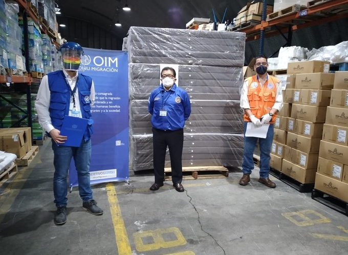 OIM y USAID donan 200 catres y 200 colchonetas para atención de guatemaltecos retornados