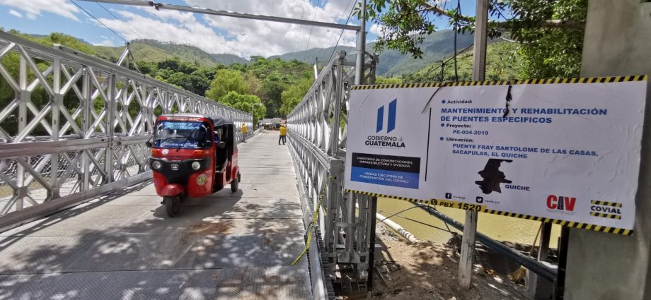 Inauguran trabajos de rehabilitación vehicular y mantenimiento del puente Fray Bartolomé de las Casas