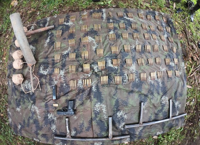 Ejército localizó armamento y municiones en Nahualá y Santa Catarina Ixtahuacán