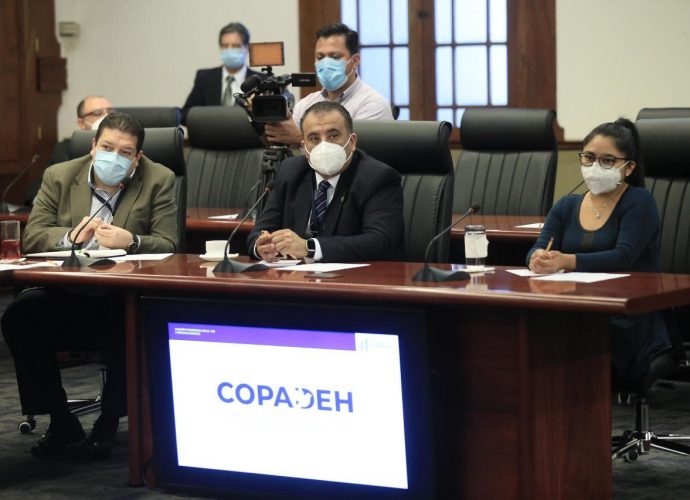 Medios de comunicación oficiales  participan en la presentación de la Comisión Presidencial de Paz y Derechos Humanos (Copadeh)