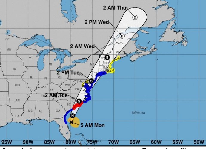 Tormenta tropical Isaías impacta a Florida, E.E.U.U. en medio del COVID-19