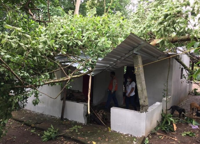 Reportan 637 incidentes por la temporada de lluvias