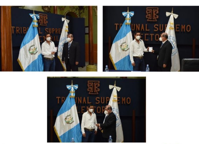 TSE acredita al nuevo alcalde de San Agustín Acasaguastlán, El Progreso