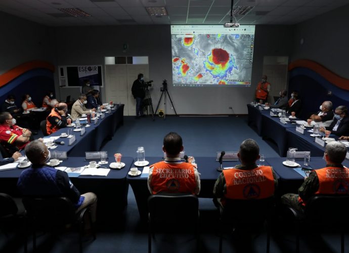 La Conred informó sobre avance en territorio guatemalteco de la tormenta tropical
