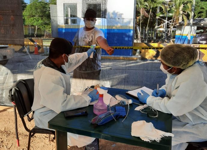 Ejército apoya control sanitario en frontera Guatemala-Honduras