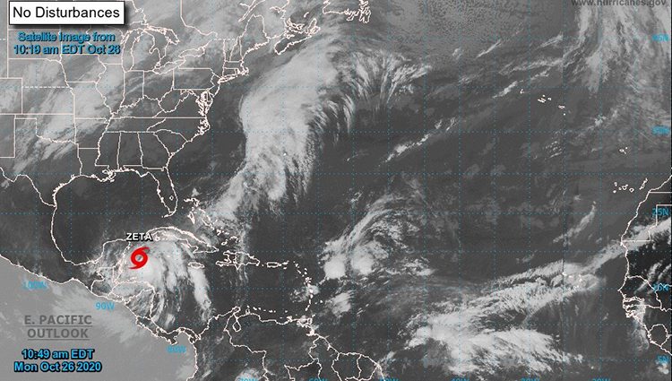 Tormenta Tropical Zeta podría ocasionar lluvias en la Boca Costa, occidente, oriente y centro del país
