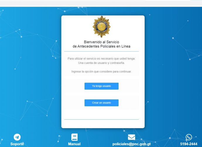 Antecedentes Policiales en línea