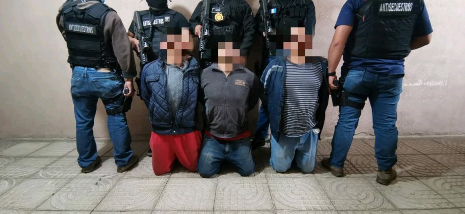 Capturan a supuestos secuestradores en Quetzaltenango