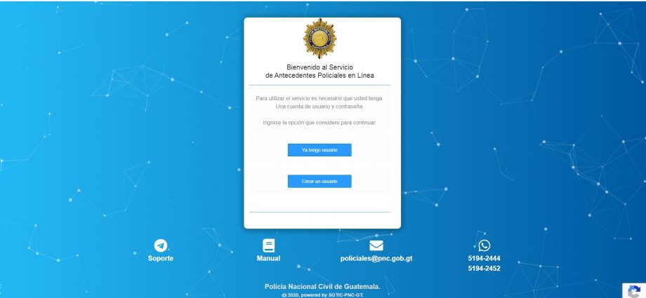 Aumentan solicitudes de antecedentes policiales en línea entre noviembre y diciembre 2020