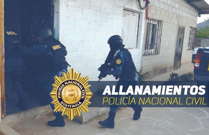 Fuerzas de seguridad realizan 34 allanamientos para desarticular a «Los pelones»