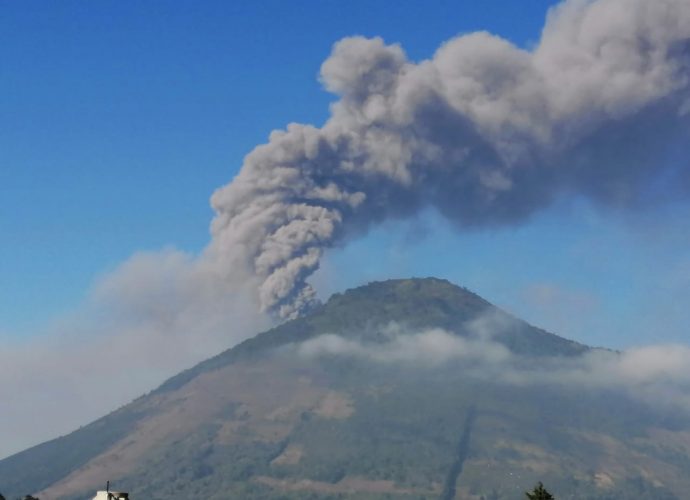 Autoridades en alerta ante incremento de la actividad del Volcán de Pacaya