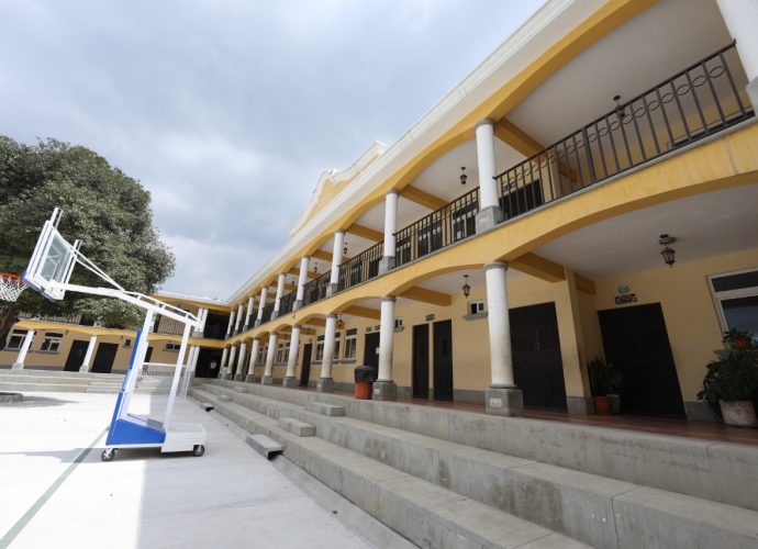 Presidente Alejandro Giammattei inauguró el Primer Instituto Tecnológico Municipal en San Pedro, Ayampuc