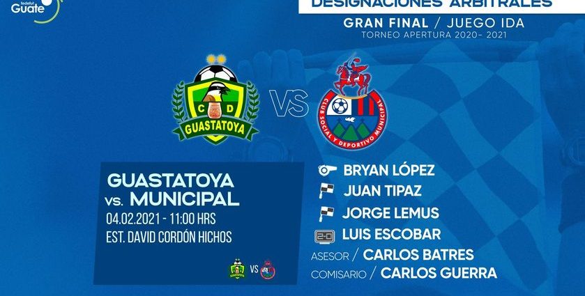 Torneo Apertura: Confirmada la cuarteta arbitral para dirigir el juego de ida de la gran final