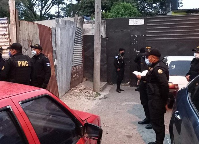 Fuerzas de seguridad realizan operativos en contra de presuntos extorsionistas en Guatemala, Mixco y Villa Nueva