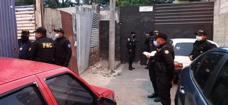 Fuerzas de seguridad realizan operativos en contra de presuntos extorsionistas en Guatemala, Mixco y Villa Nueva