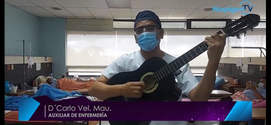 Enfermero salubrista compone canción para quienes combaten la COVID-19