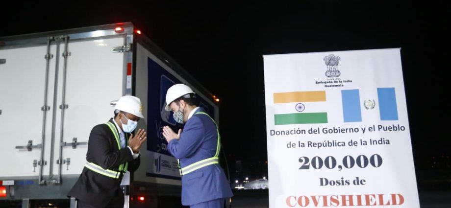 Informe Nacional: Guatemala recibió las 200 mil dosis de vacunas donadas por India