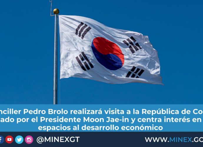 Canciller Pedro Brolo realizará una vista a la República de Corea