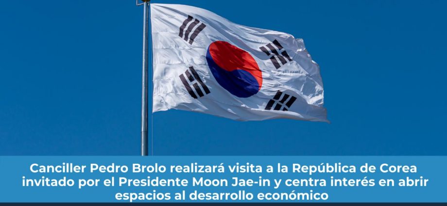 Canciller Pedro Brolo realizará una vista a la República de Corea