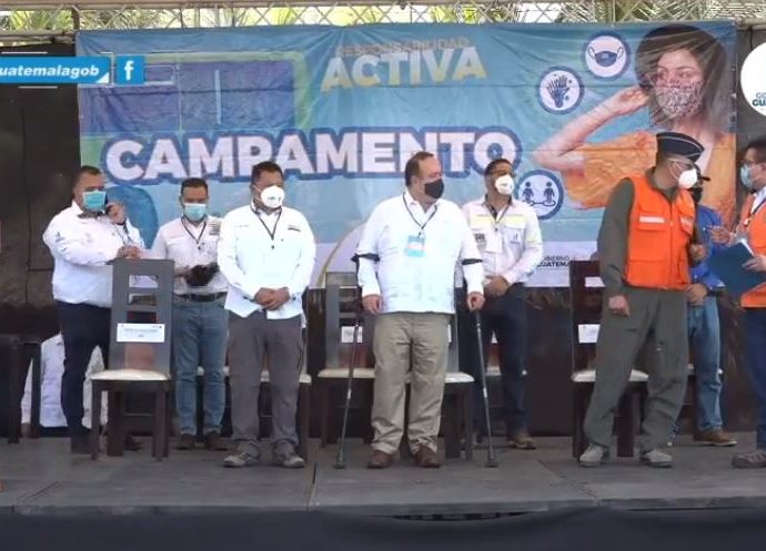 Presidente Alejandro Giammattei realizó la activación del SINAPRESE 2021