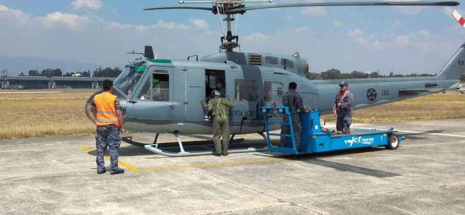 Helicóptero UH1H se incorpora a operaciones de la Fuerza Aérea Guatemalteca