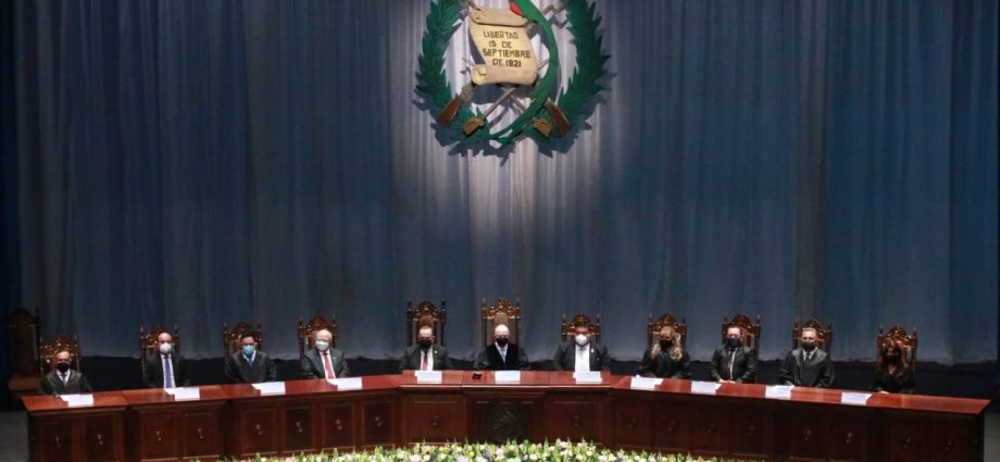 Asume VIII Magistratura de la Corte de Constitucionalidad, periodo 2021-2026