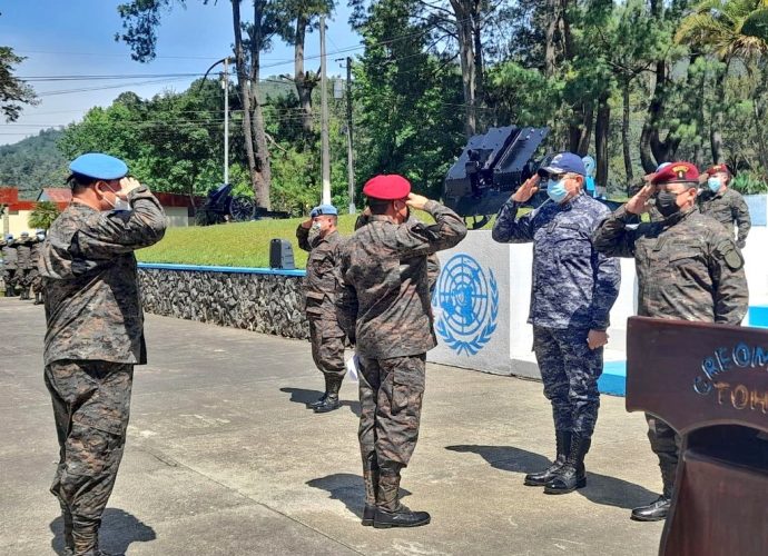 Ministro de la Defensa Nacional realiza visita a unidades militares en la zona Norte de la República