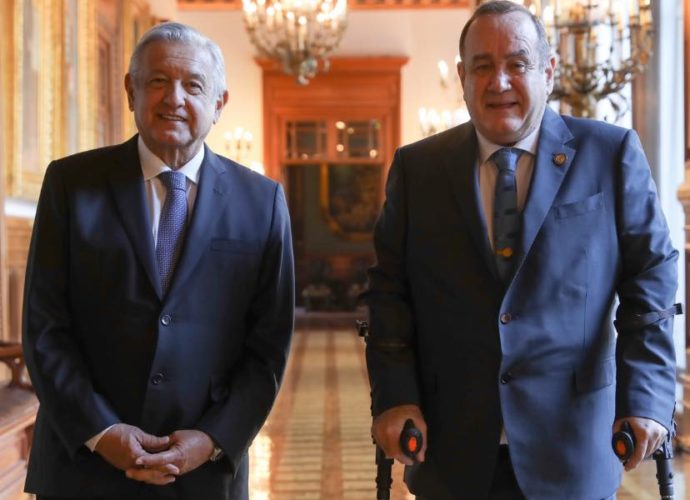 Presidentes de Guatemala y México ratifican compromiso en temas de migración irregular, combate al crimen organizado y desarrollo económico