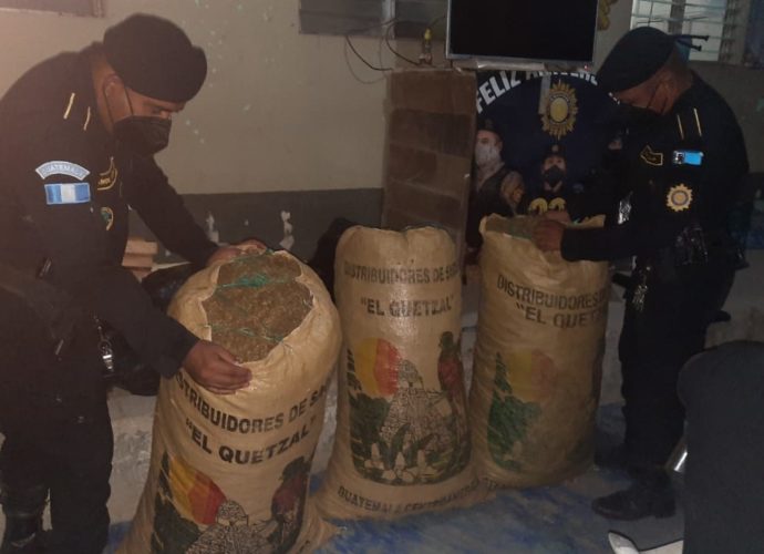 DIPRONA decomisa 290 libras de mariguana en Petén