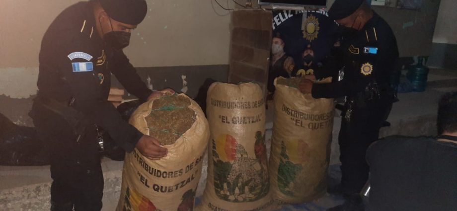 DIPRONA decomisa 290 libras de mariguana en Petén
