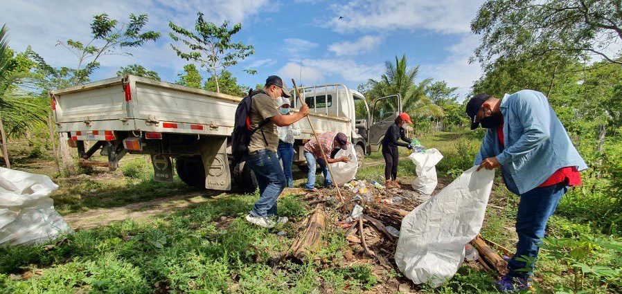 MARN recolecta media tonelada de desechos en San José, Petén