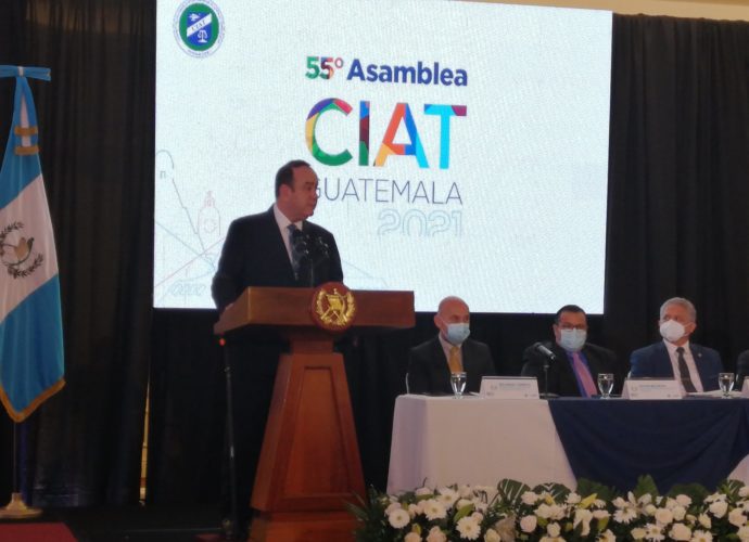 Presidente Giammattei participa en la inauguración de la 55º Asamblea del Centro Interamericano de Administraciones Tributarias (CIAT)