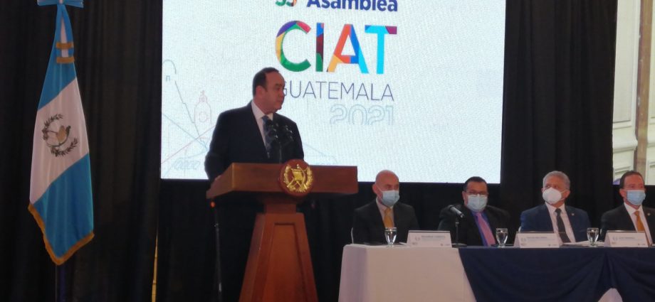 Presidente Giammattei participa en la inauguración de la 55º Asamblea del Centro Interamericano de Administraciones Tributarias (CIAT)