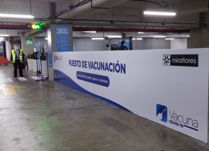 Cuatro Centros de Vacunación son habilitados en centros comerciales Spectrum, en conjunto con el MSPAS