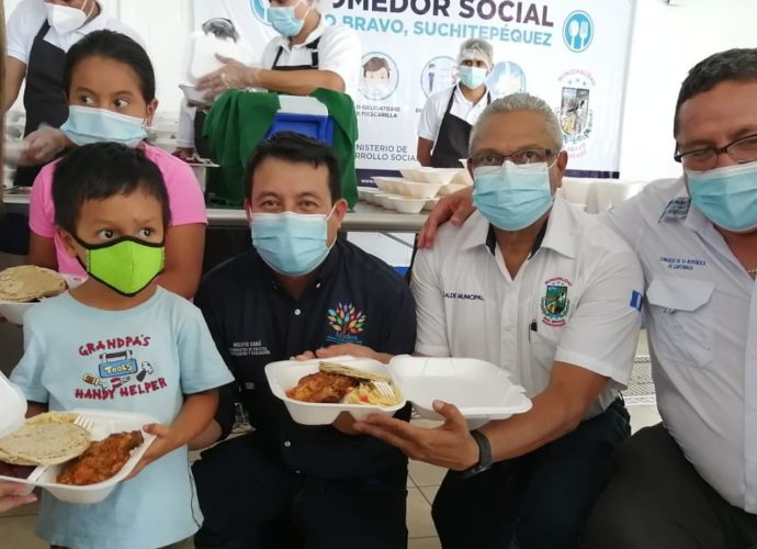 Inauguran Comedor Social en Río Bravo, Suchitepéquez