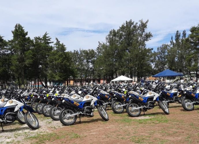 JICA entrega 200 motocicletas para el fortalecimiento de la seguridad de los guatemaltecos