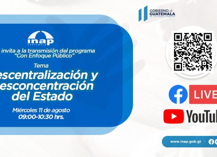 INAP: Transmisión del programa «Descentralización y Desconcentración del Estado»