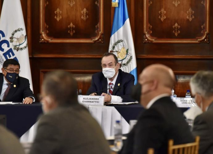 Presidente Giammattei presidió cuarta reunión del Conadur