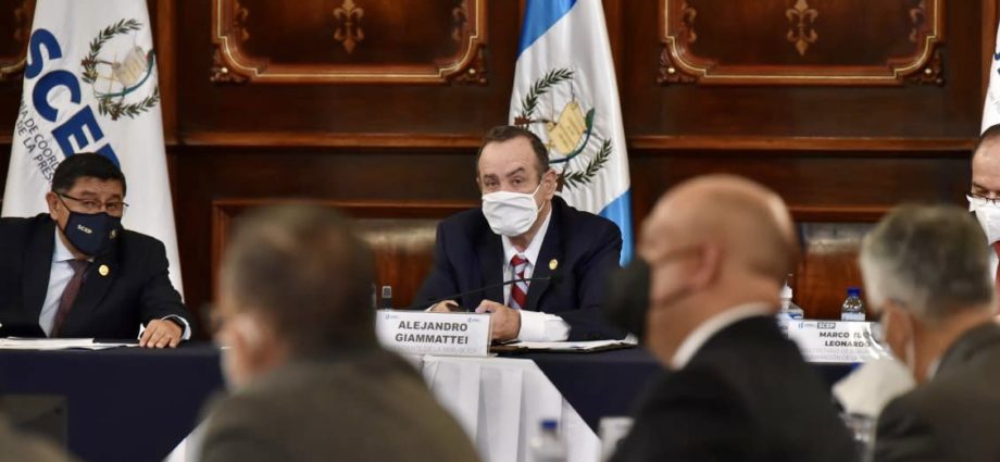 Presidente Giammattei presidió cuarta reunión del Conadur