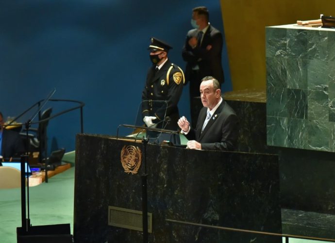 Discurso del presidente Giammattei en la 76 Asamblea General de la ONU