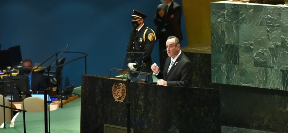 Discurso del presidente Giammattei en la 76 Asamblea General de la ONU