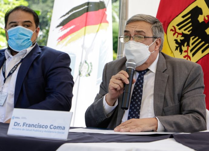 Salud agradece apoyo de la Embajada de Alemania en Guatemala en el abordaje de la pandemia COVID-19