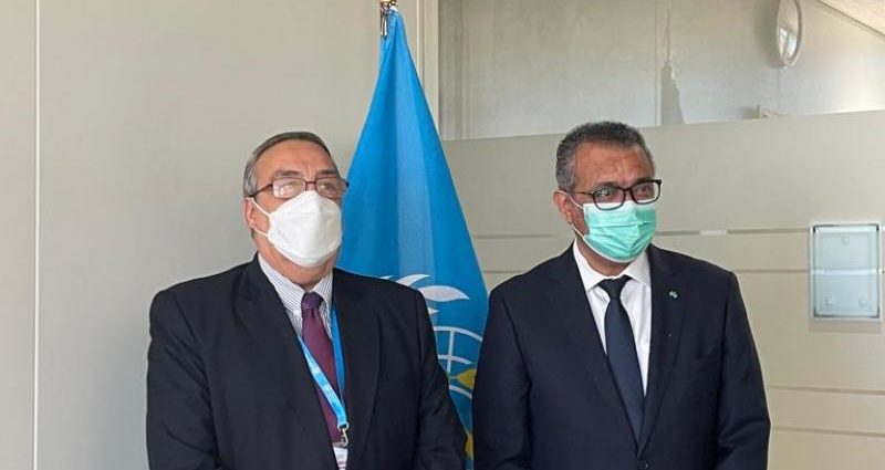 Ministro de Salud y Director General de la OMS sostienen reunión de trabajo