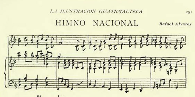 El Himno de Guatemala fue escrito por un Extranjero
