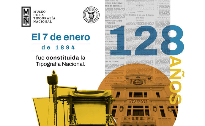 TIPOGRAFÍA NACIONAL CUMPLE 128 DE SU FUNDACIÓN