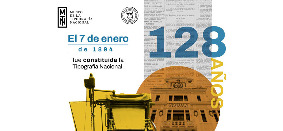 TIPOGRAFÍA NACIONAL CUMPLE 128 DE SU FUNDACIÓN