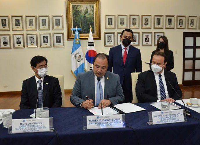 Guatemala y Corea firman memorando que promueve el desarrollo socioeconómico y el intercambio de conocimientos